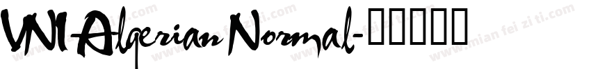 VNI-Algerian Normal字体转换